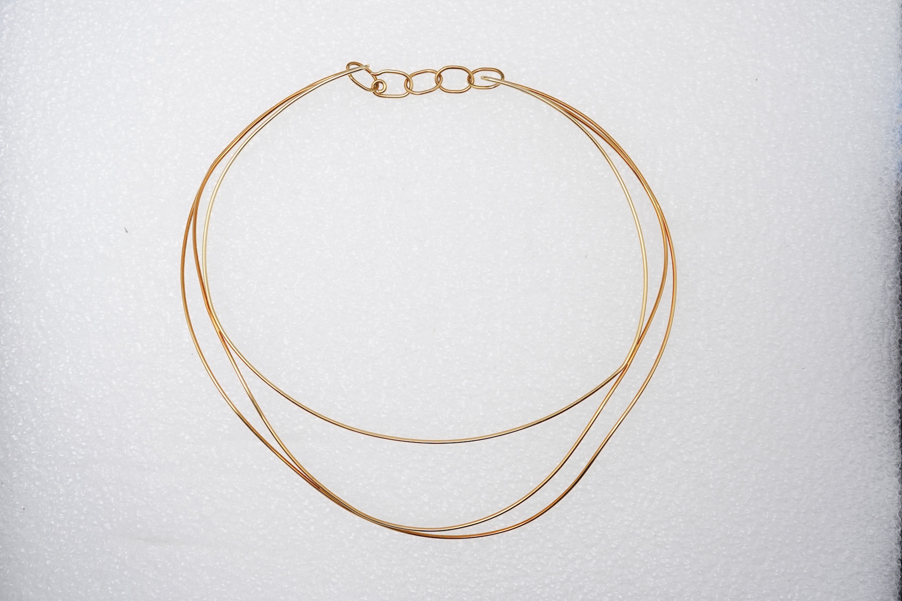 Elsa Peretti for Tiffany & Co., a gold 'Wave' necklace
